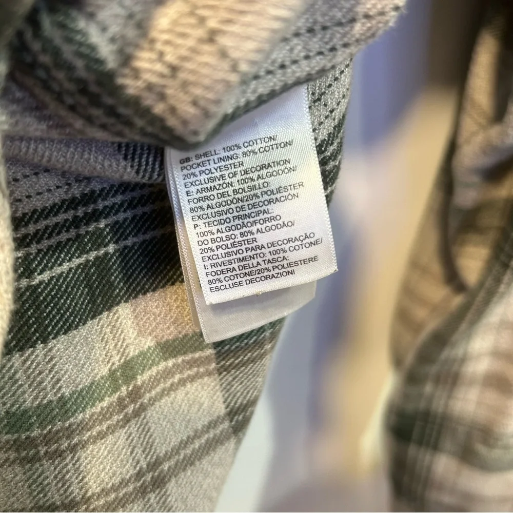 The North Face Men's Long Sleeve Flannel Shirt size L - Picture 8 of 11